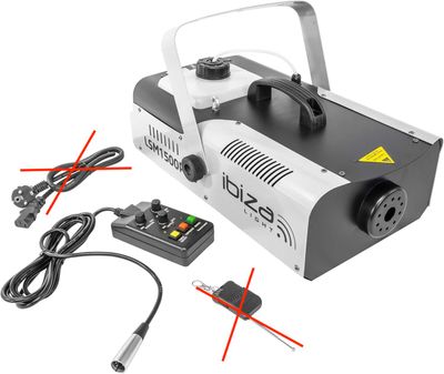 Ibiza LSM1500PRO – profesjonalna maszyna do dymu 1500W