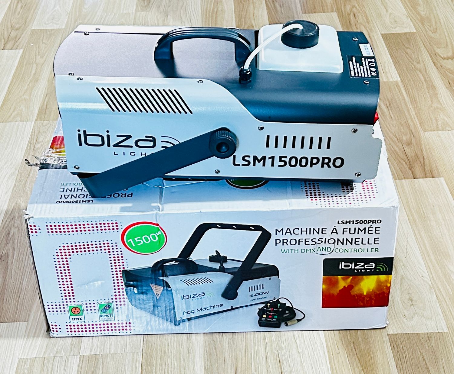 Ibiza LSM1500PRO – profesjonalna maszyna do dymu 1500W