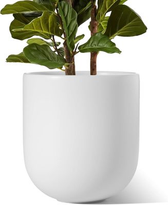 LE TAUCI Doniczka ceramiczna 30 cm, biała