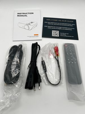 HAPPRUN H1 Przenośny projektor natywny 1080P, projektor 4K, Bluetooth