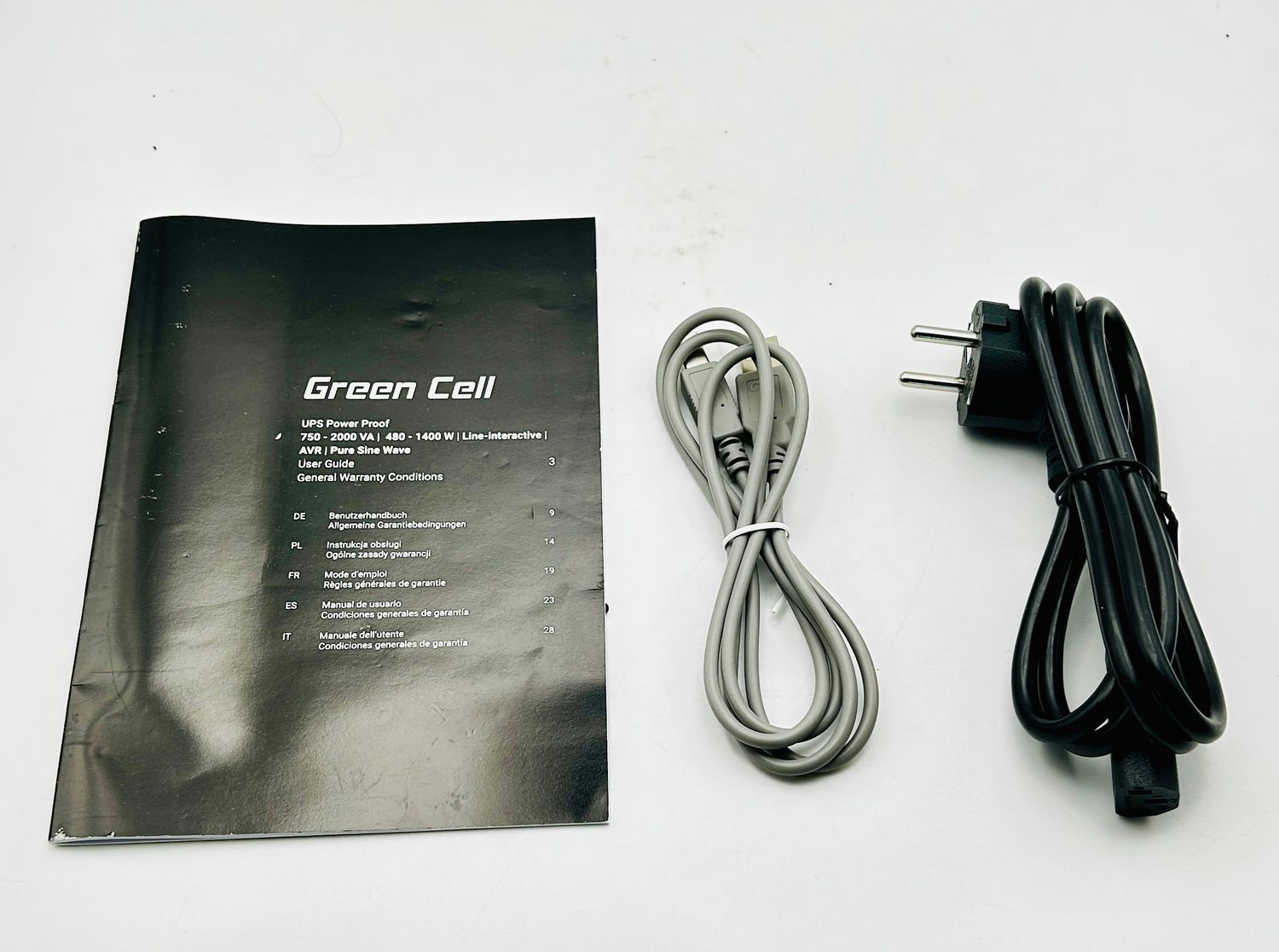 Green Cell UPS 2000VA 1400W PowerProof – uszkodzony