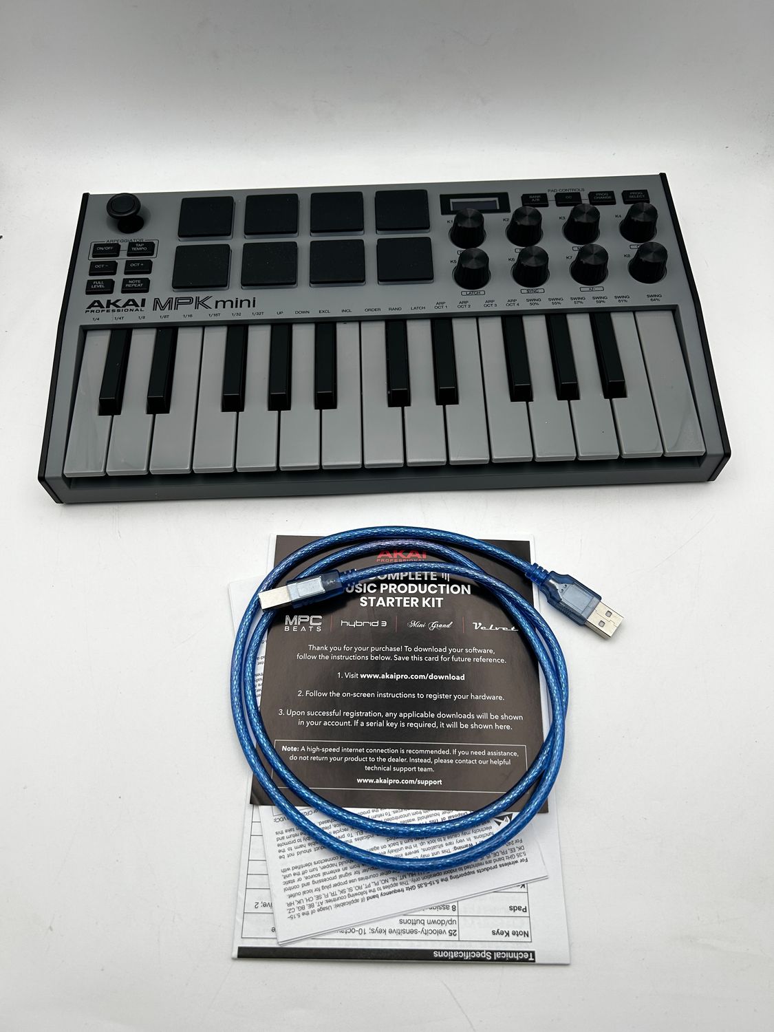 Akai Professional MPK Mini MK3 – kompaktowy kontroler klawiaturowy