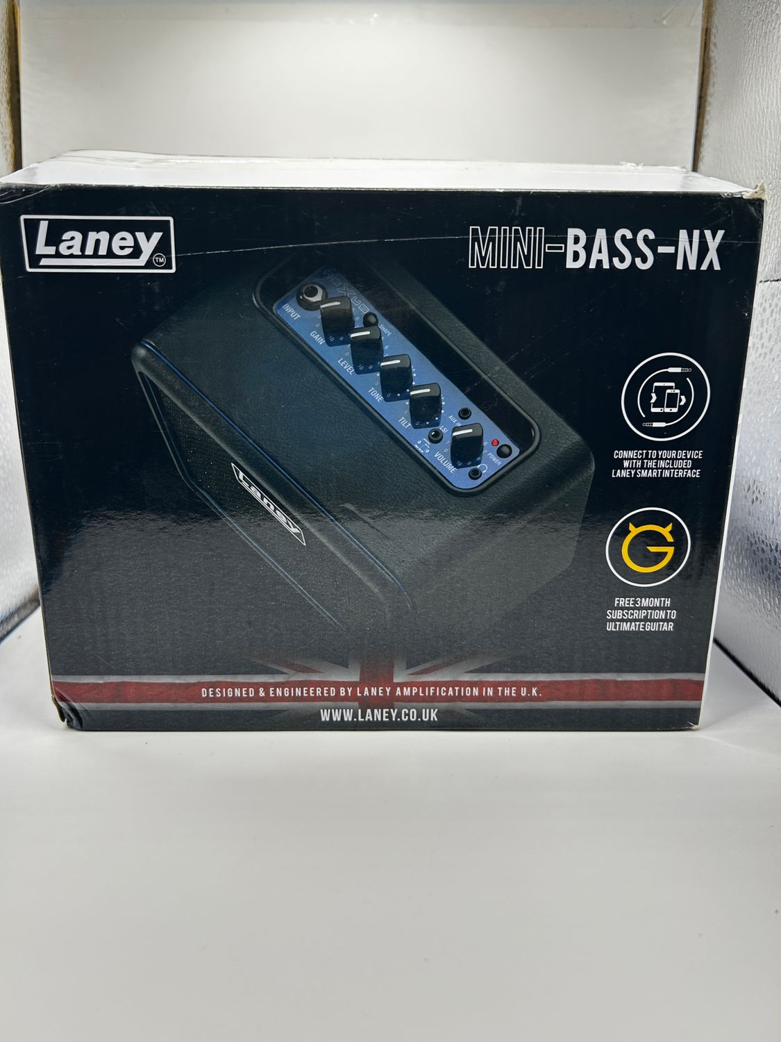 Laney MINI-BASS-NX Nexus Edition — kompaktowy wzmacniacz basowy
