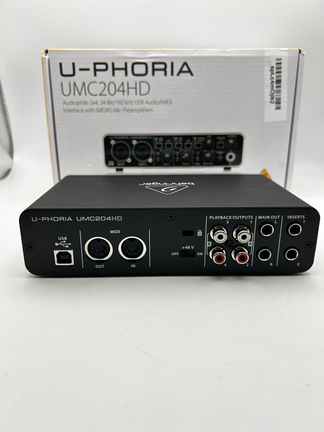 Behringer UMC204HD – interfejs audio/MIDI USB