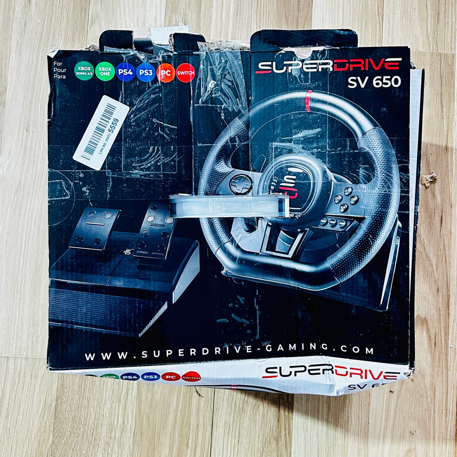 Superdrive SV650 Racing Wheel – kierownica wyścigowa z pedałami