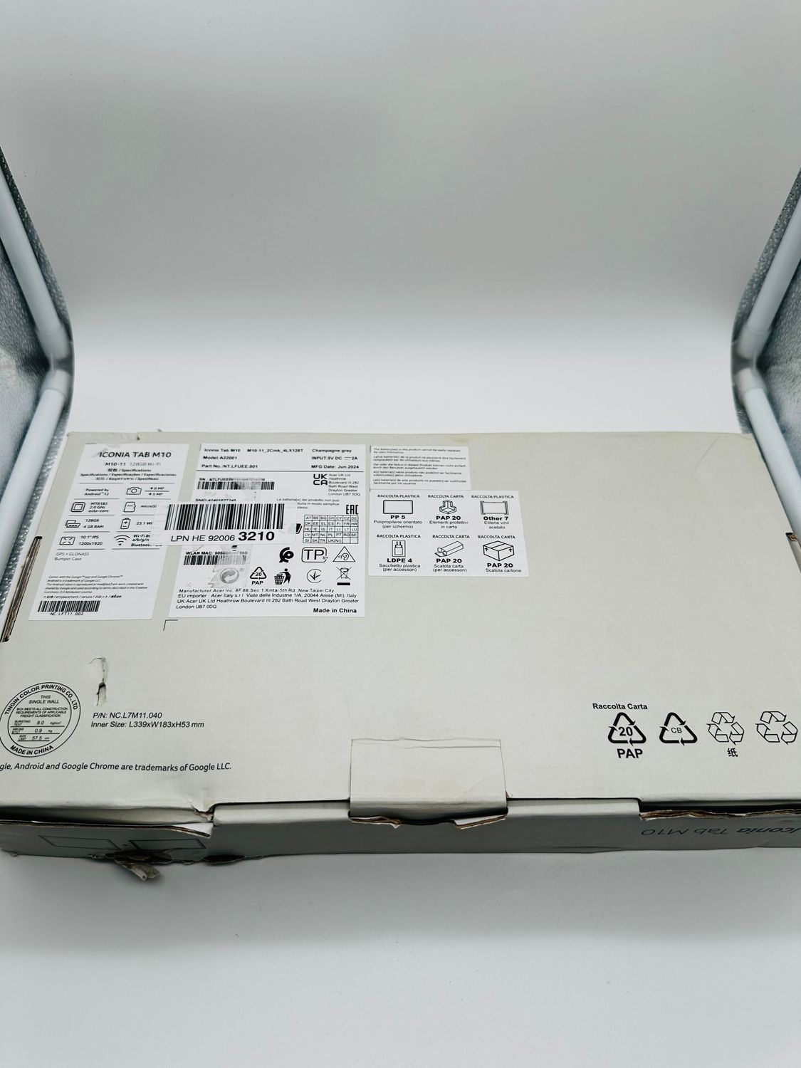acer Iconia Tab M10 - tablet 10" WUXGA (1920x1200, MediaTek Kompanio 5
