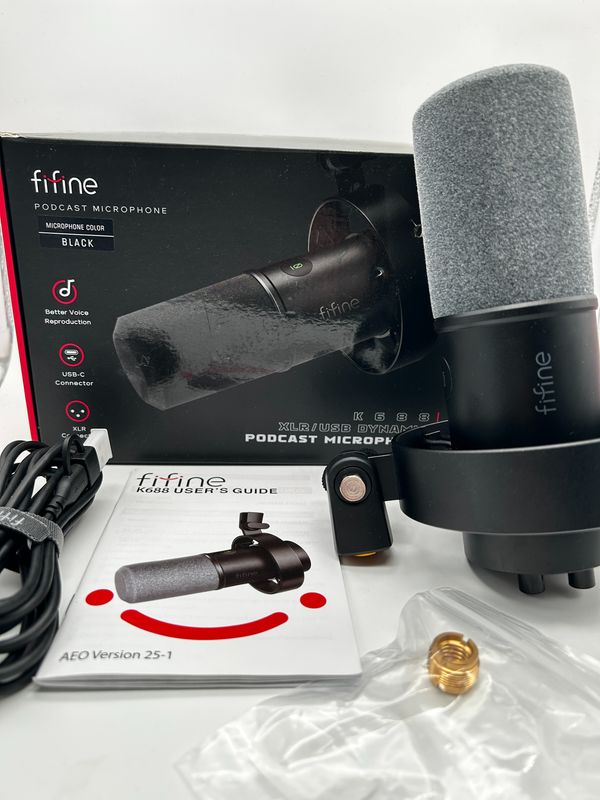 FIFINE MI7 dynamiczny mikrofon XLR/USB do streamingu