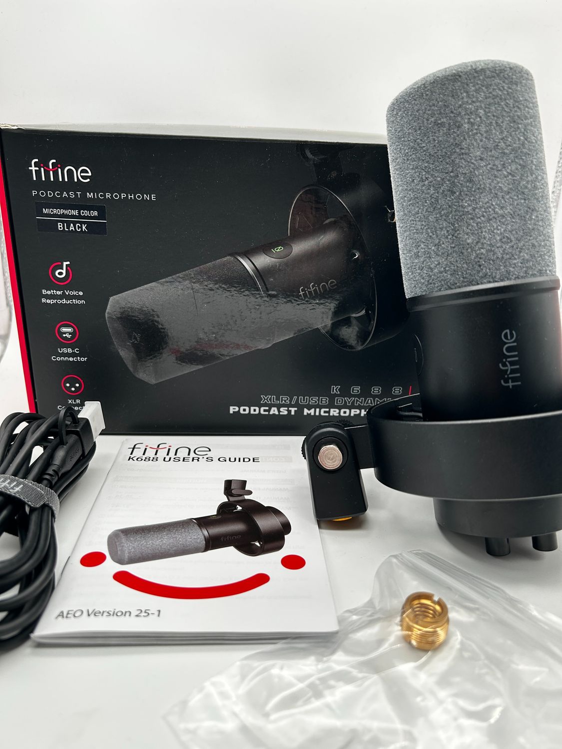 FIFINE MI7 dynamiczny mikrofon XLR/USB do streamingu