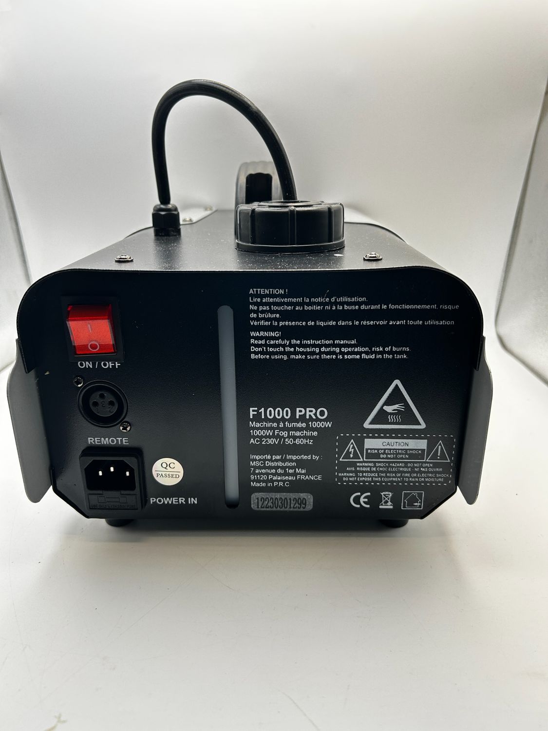 Wytwornica dymu BoomToneDJ F1000 PRO