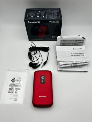 Telefon komórkowy Panasonic KX-TF600EXR 4G VoLTE IP44 czerwony