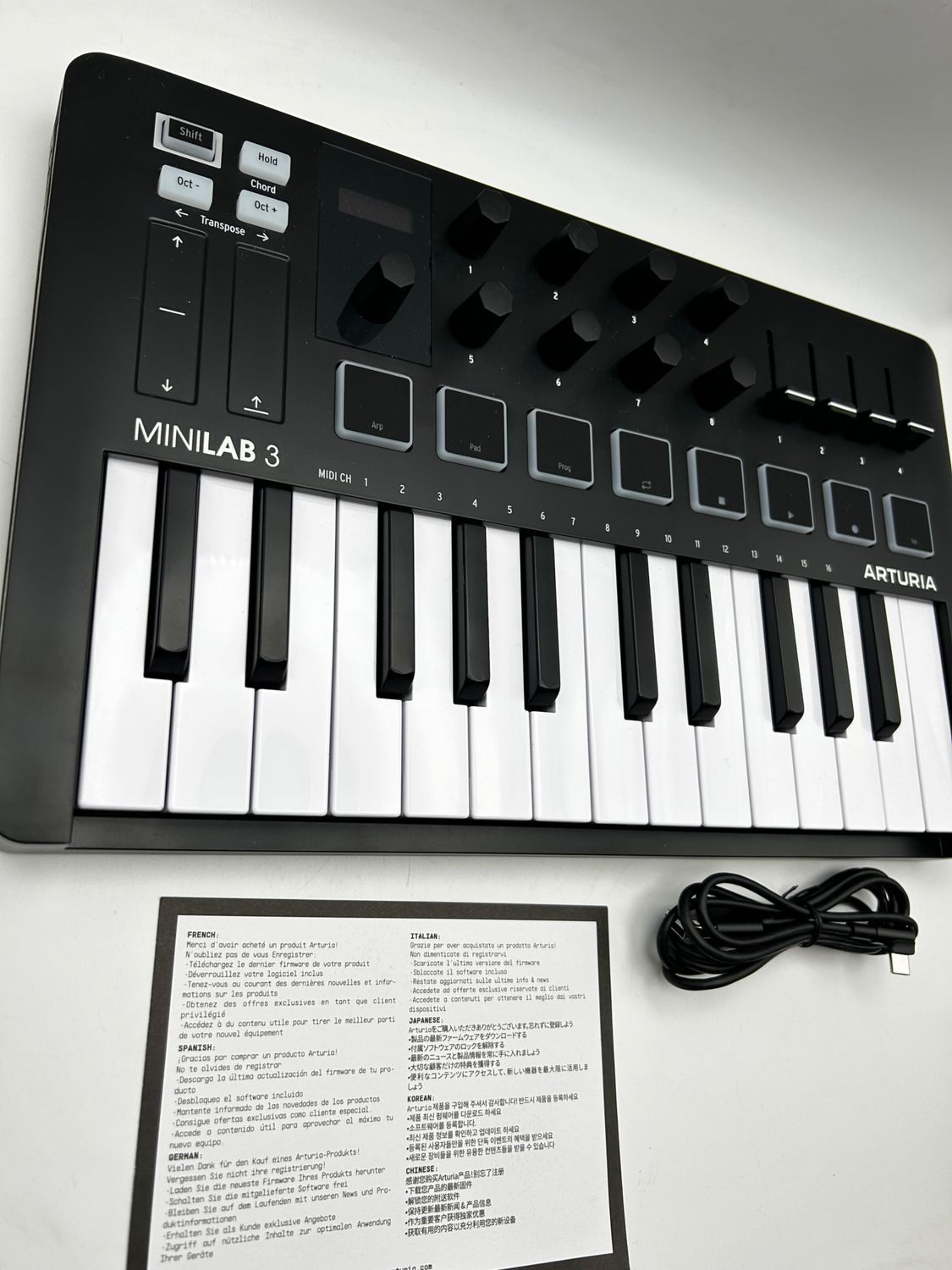 Arturia MiniLab 3 Black – klawiatura MIDI