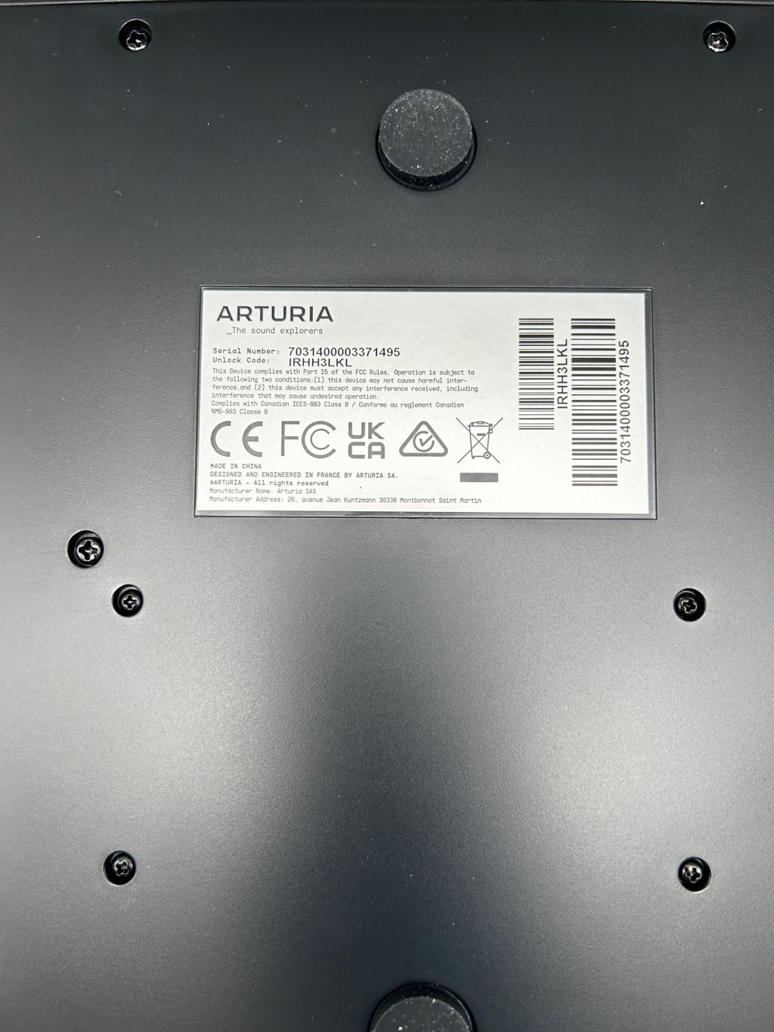Arturia MiniLab 3 Black – klawiatura MIDI