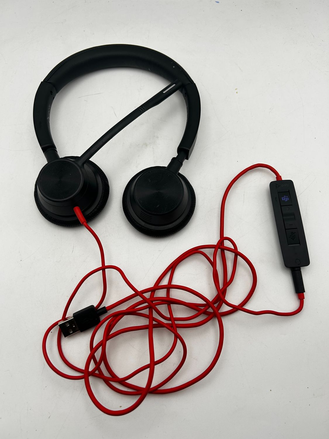 Słuchawki przewodowe Poly Blackwire 3325 Stereo z mikrofonem