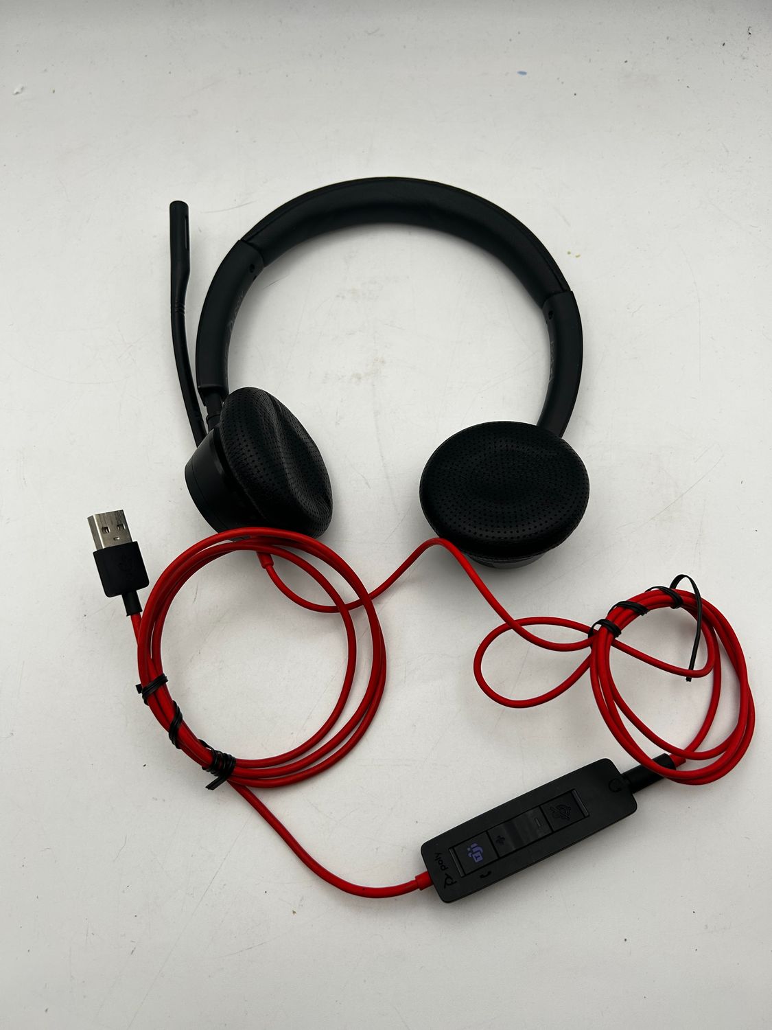 Słuchawki przewodowe Poly Blackwire 3325 Stereo z mikrofonem