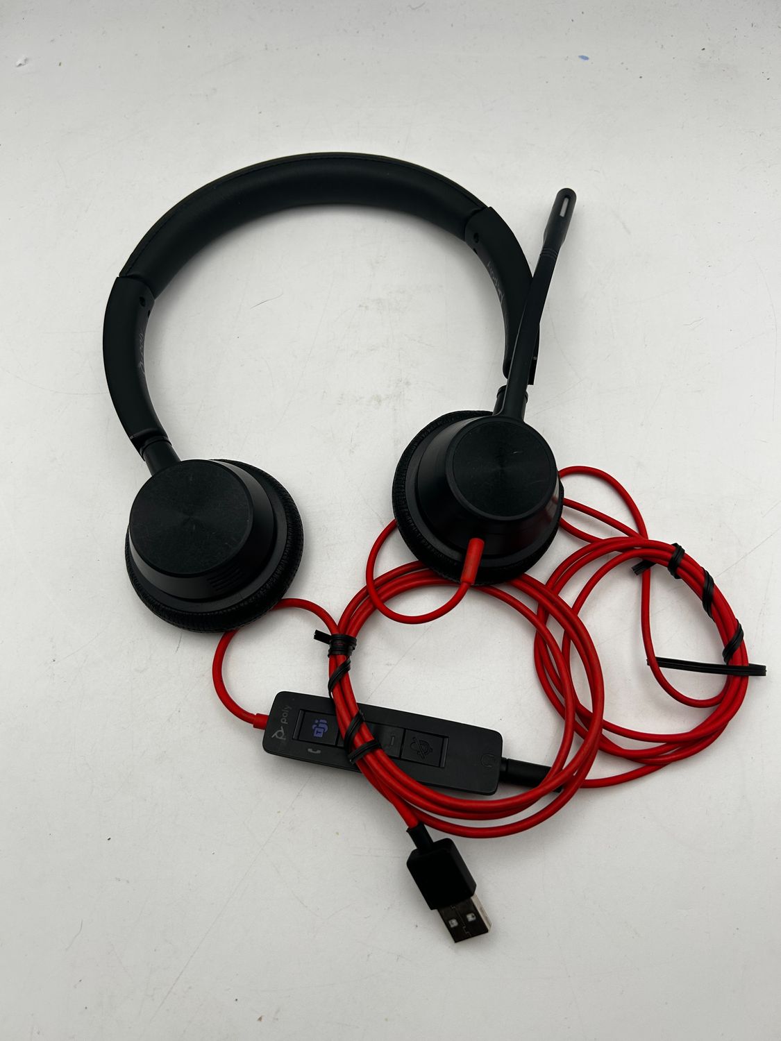 Słuchawki przewodowe Poly Blackwire 3325 Stereo z mikrofonem