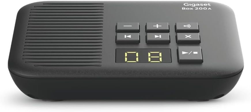 Gigaset Box 200A — baza DECT z automatyczną sekretarką, czarna