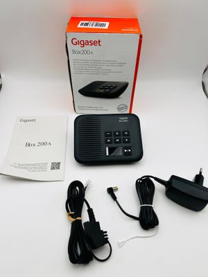 Gigaset Box 200A — baza DECT z automatyczną sekretarką, czarna