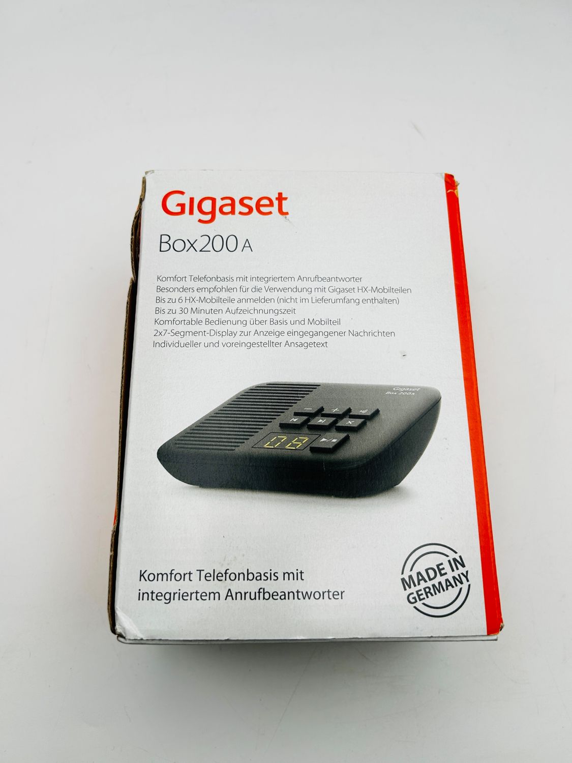 Gigaset Box 200A — baza DECT z automatyczną sekretarką, czarna
