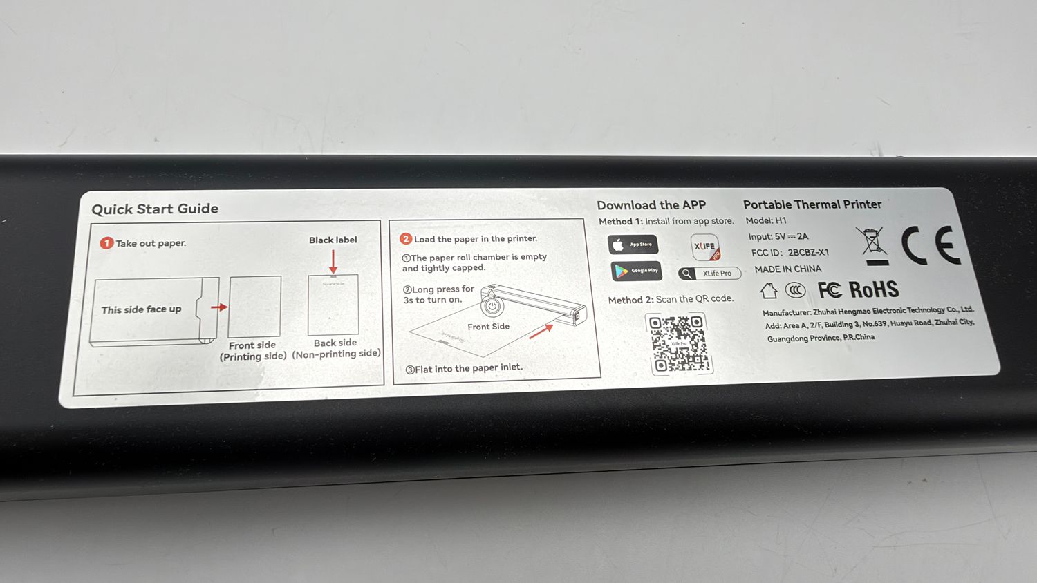 NEWYES LD0803 przenośna drukarka termiczna A4 Bluetooth 300 dpi