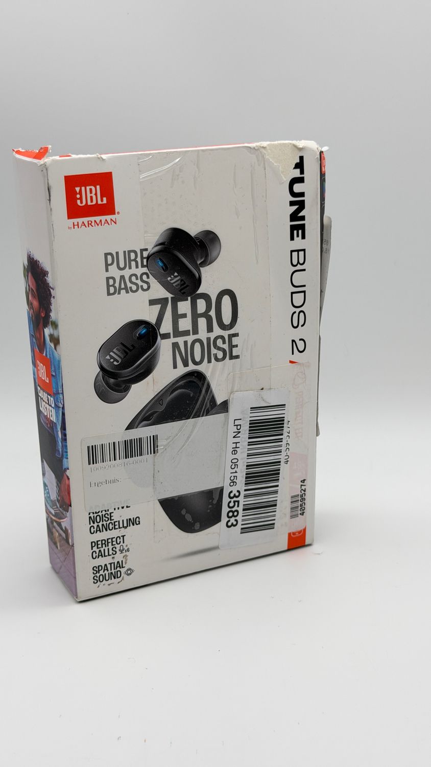 JBL Tune Buds 2 słuchawki bezprzewodowe Bluetooth ANC czarne