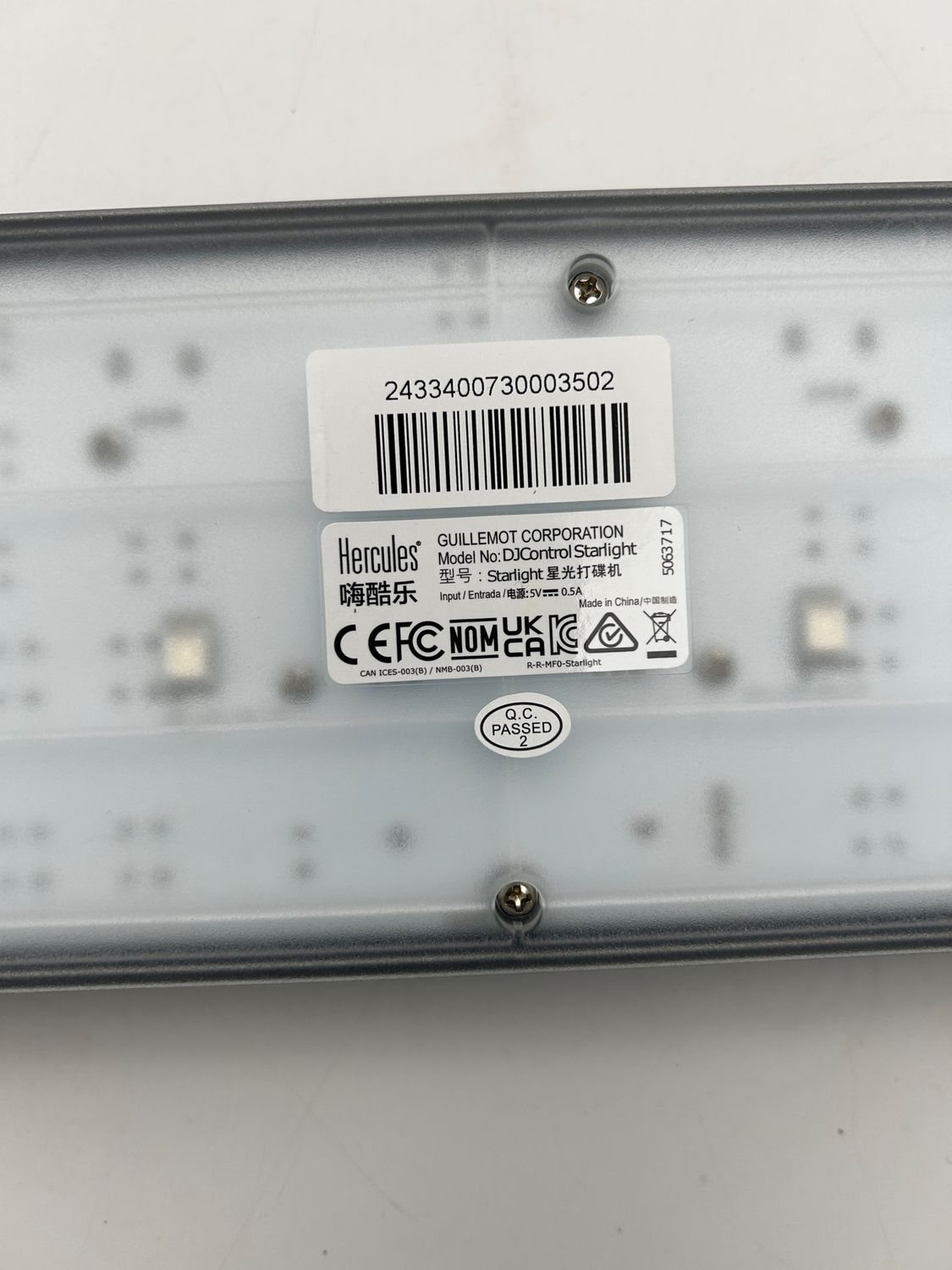 Hercules DJControl Starlight – przenośny kontroler DJ USB