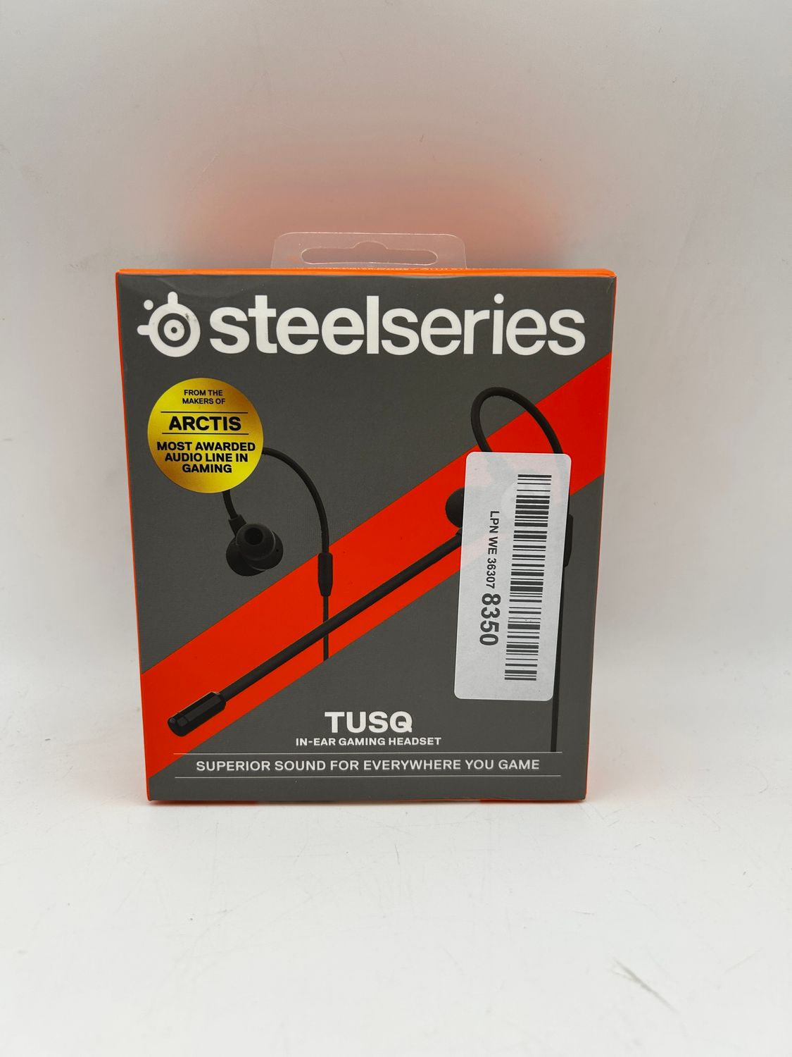 SteelSeries Tusq 61650 słuchawki dokanałowe z mikrofonem 3,5 mm