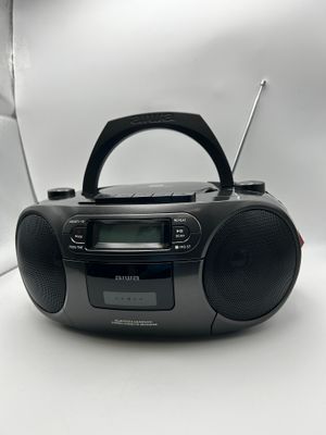 Aiwa BBTC-550BK - przenośne radioodtwarzacz kasetowy z CD, Bluetooth