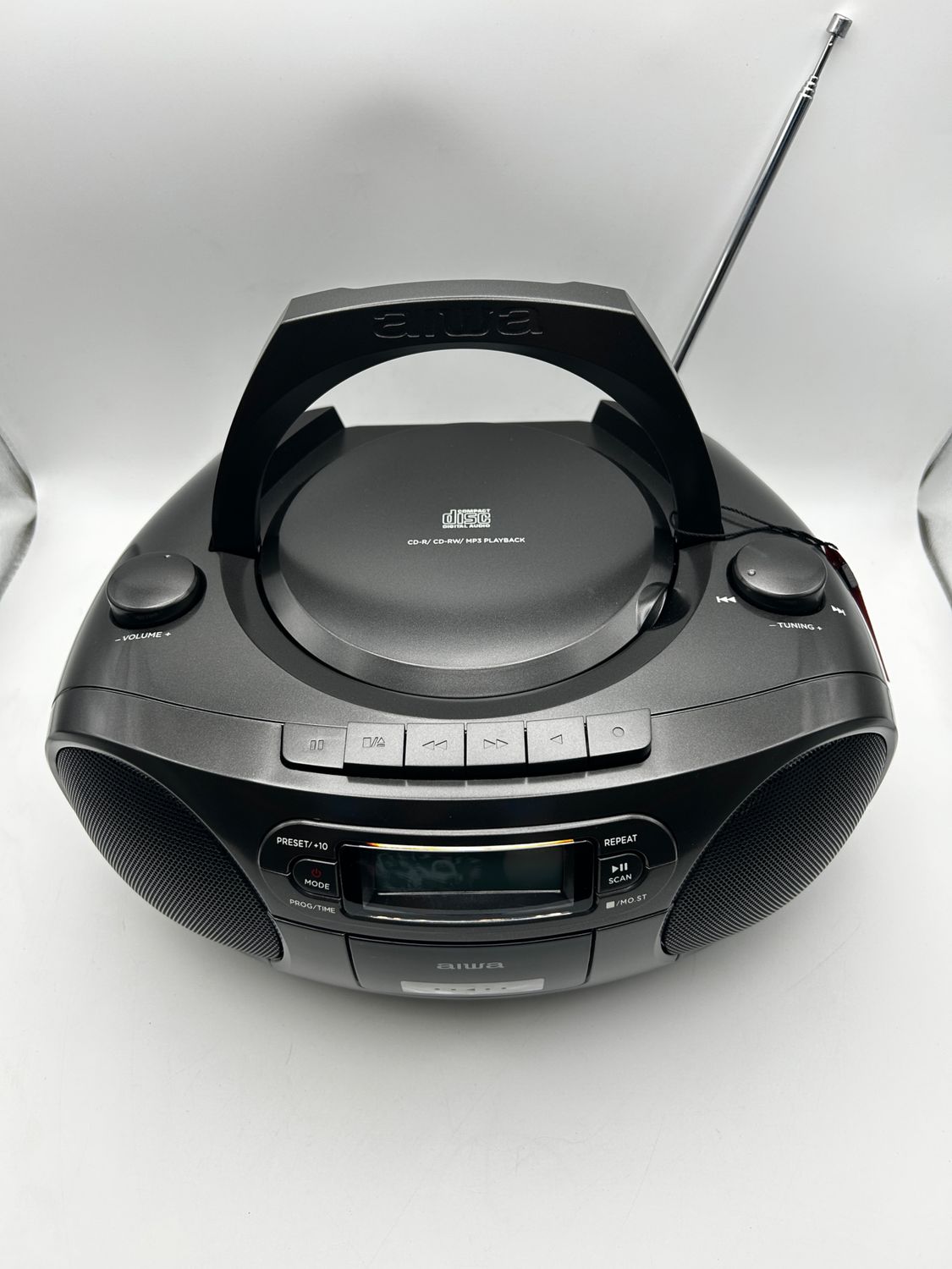 Aiwa BBTC-550BK - przenośne radioodtwarzacz kasetowy z CD, Bluetooth