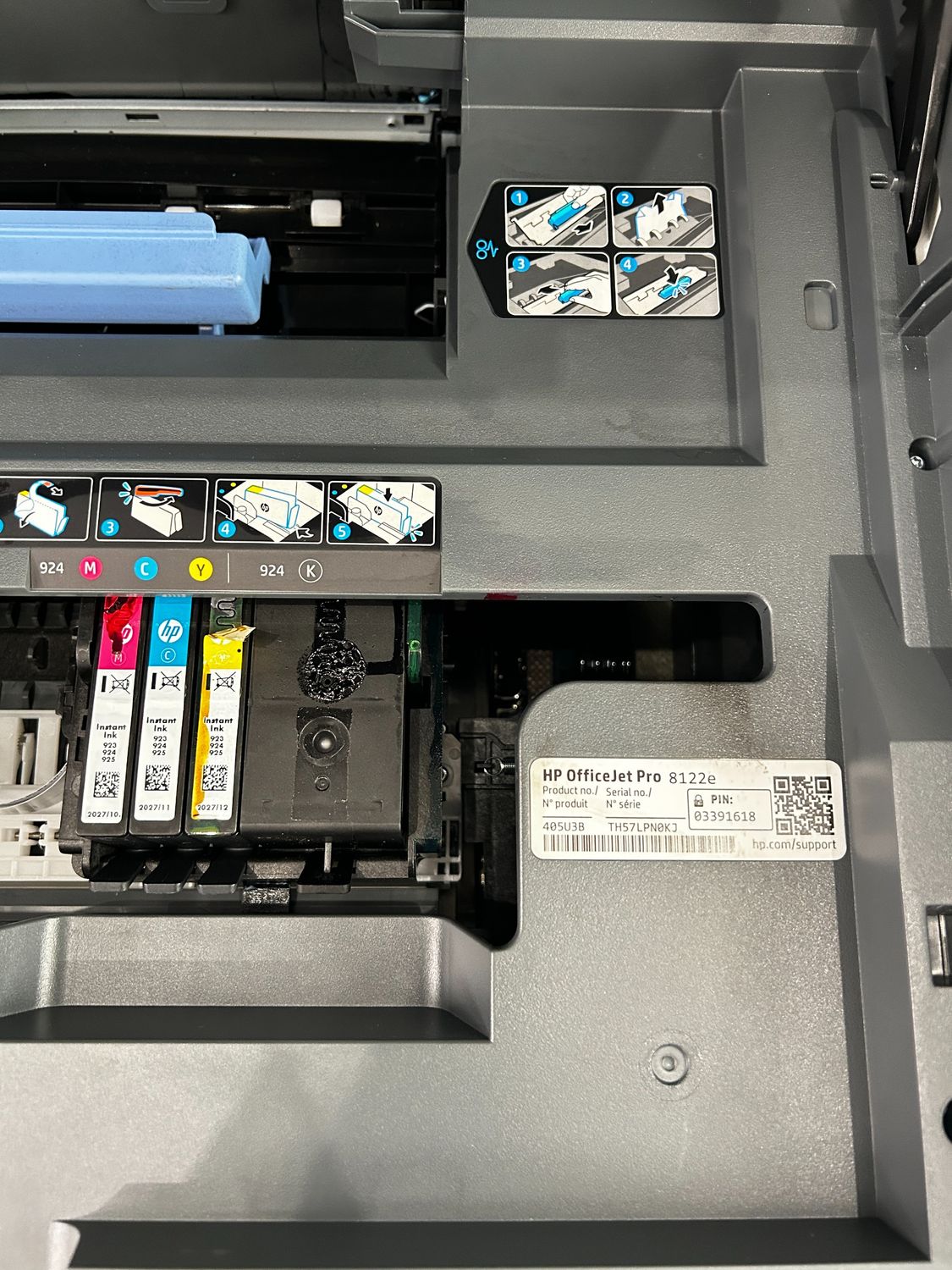 HP OfficeJet Pro 8122e, 405U3B, kolorowa wielofunkcyjna drukarka atram