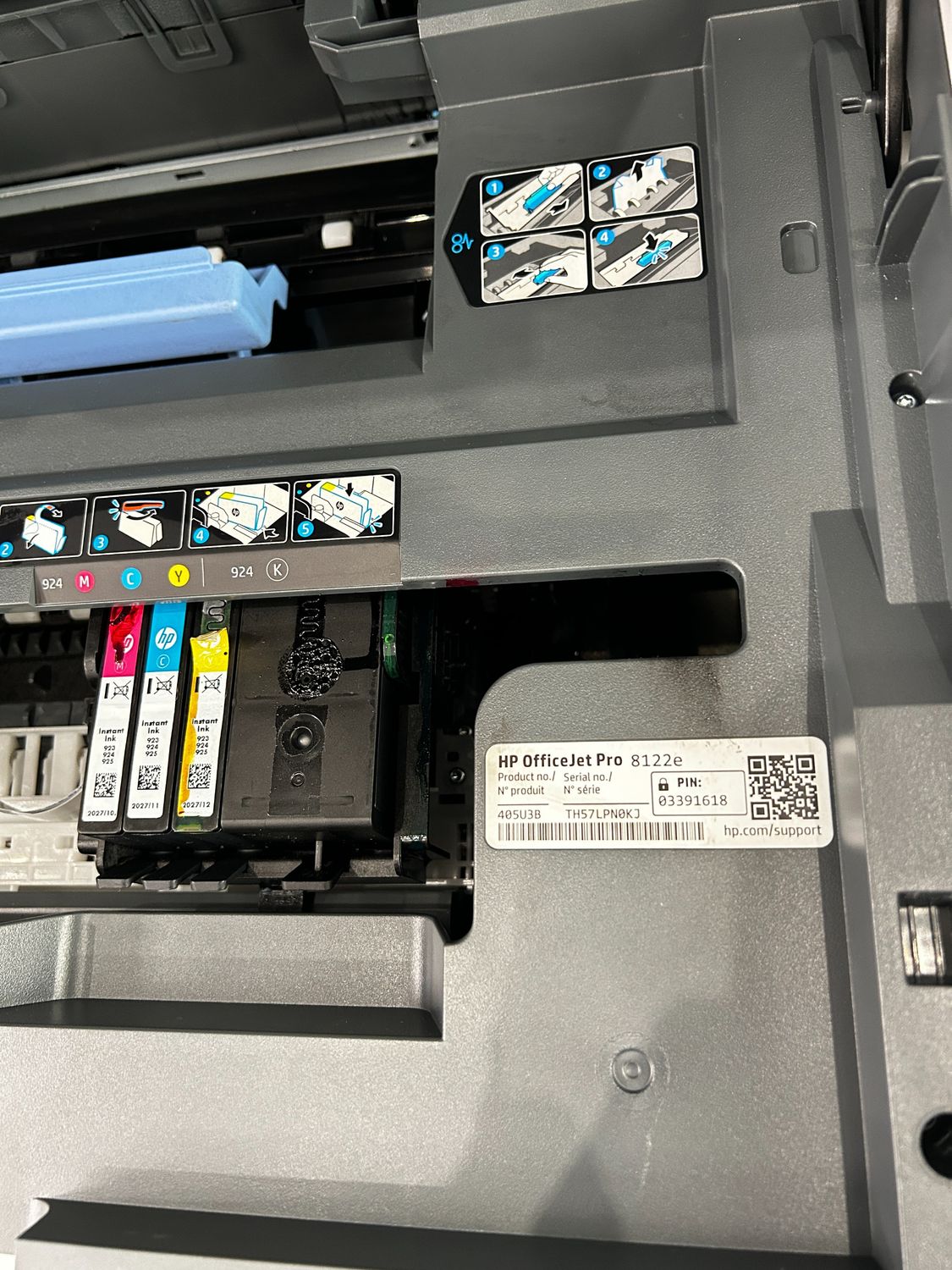 HP OfficeJet Pro 8122e, 405U3B, kolorowa wielofunkcyjna drukarka atram