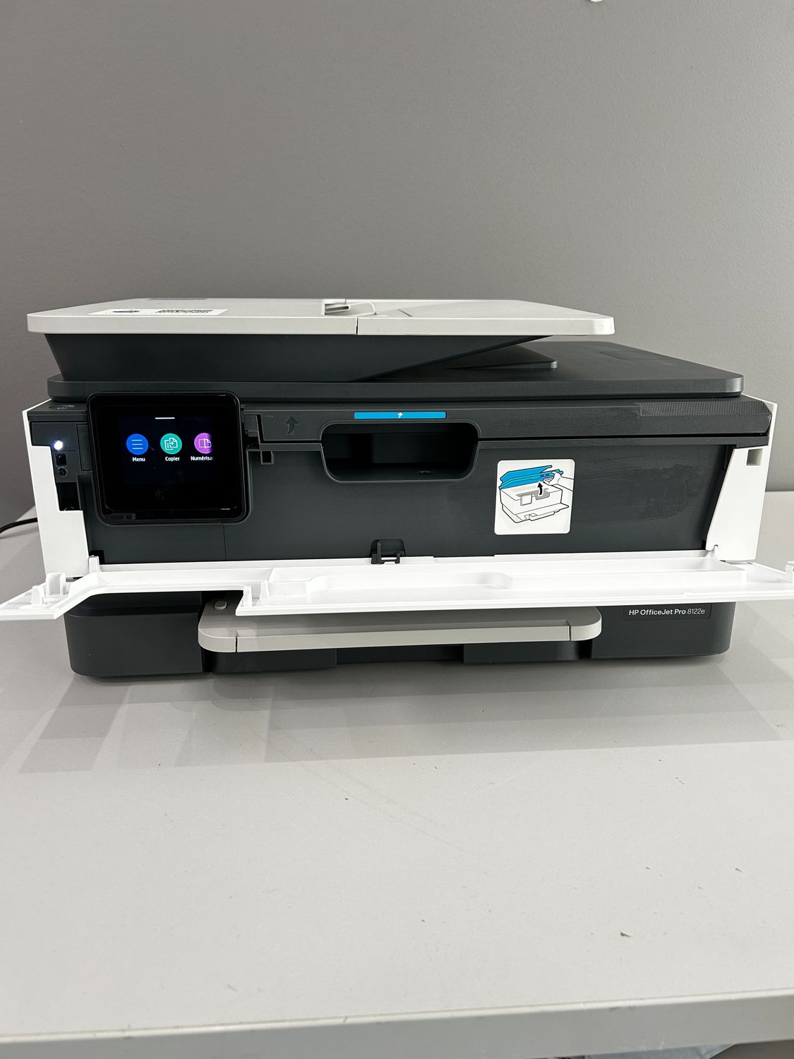 HP OfficeJet Pro 8122e, 405U3B, kolorowa wielofunkcyjna drukarka atram