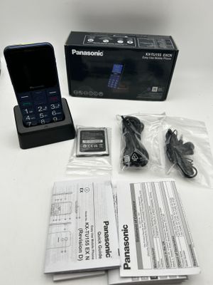 Panasonic KX-TU155EXCN telefon komórkowy dla seniorów, przycisk SOS, d