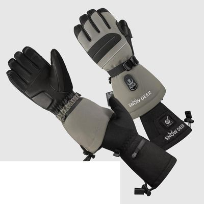 SNOW DEER Ogrzewane rękawiczki 7,4 V 2200 mAh dla mężczyzn i kobiet