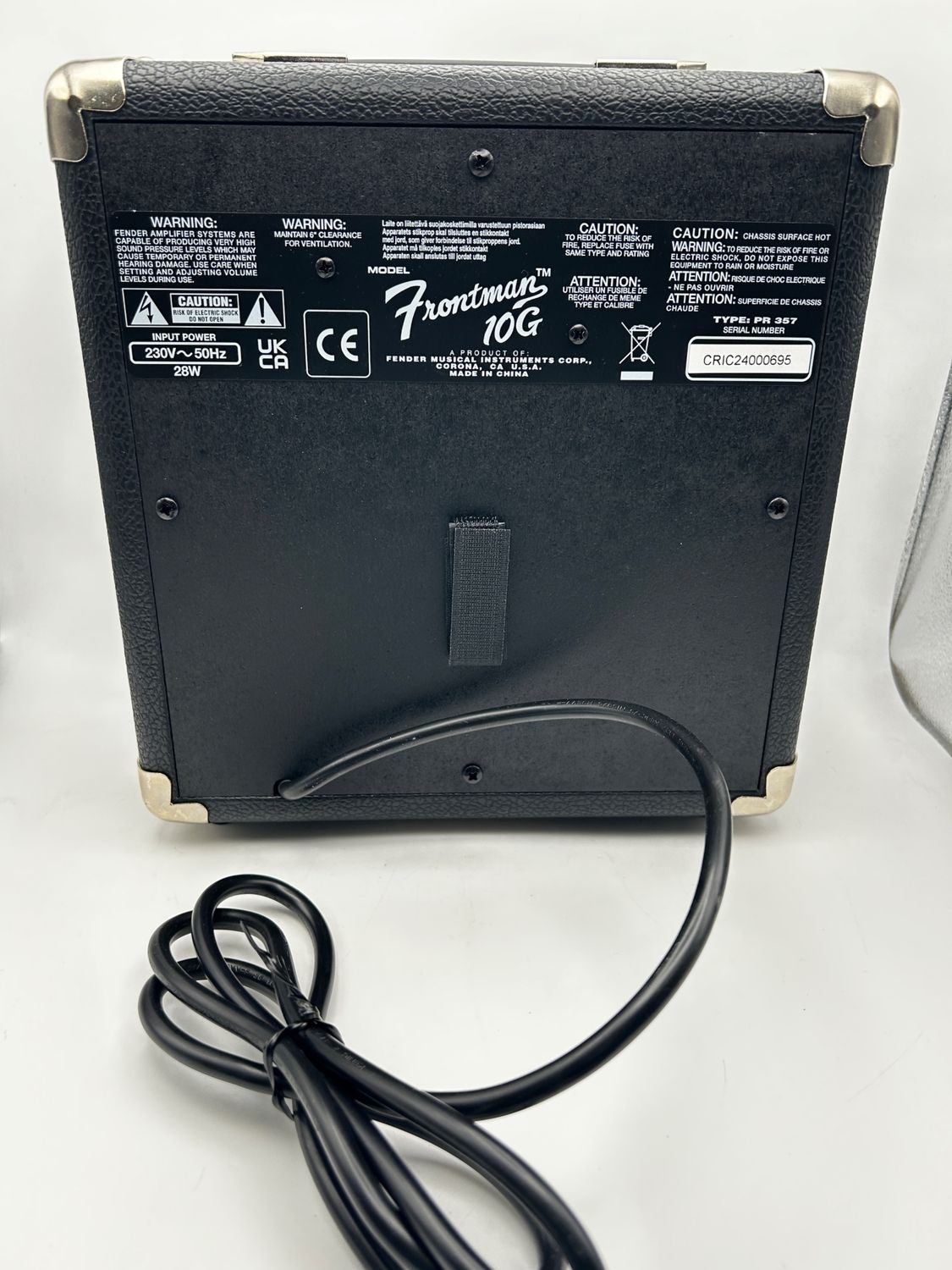 Fender Frontman 10G Combo do gitary, wzmacniacz studyjny idealny do g5