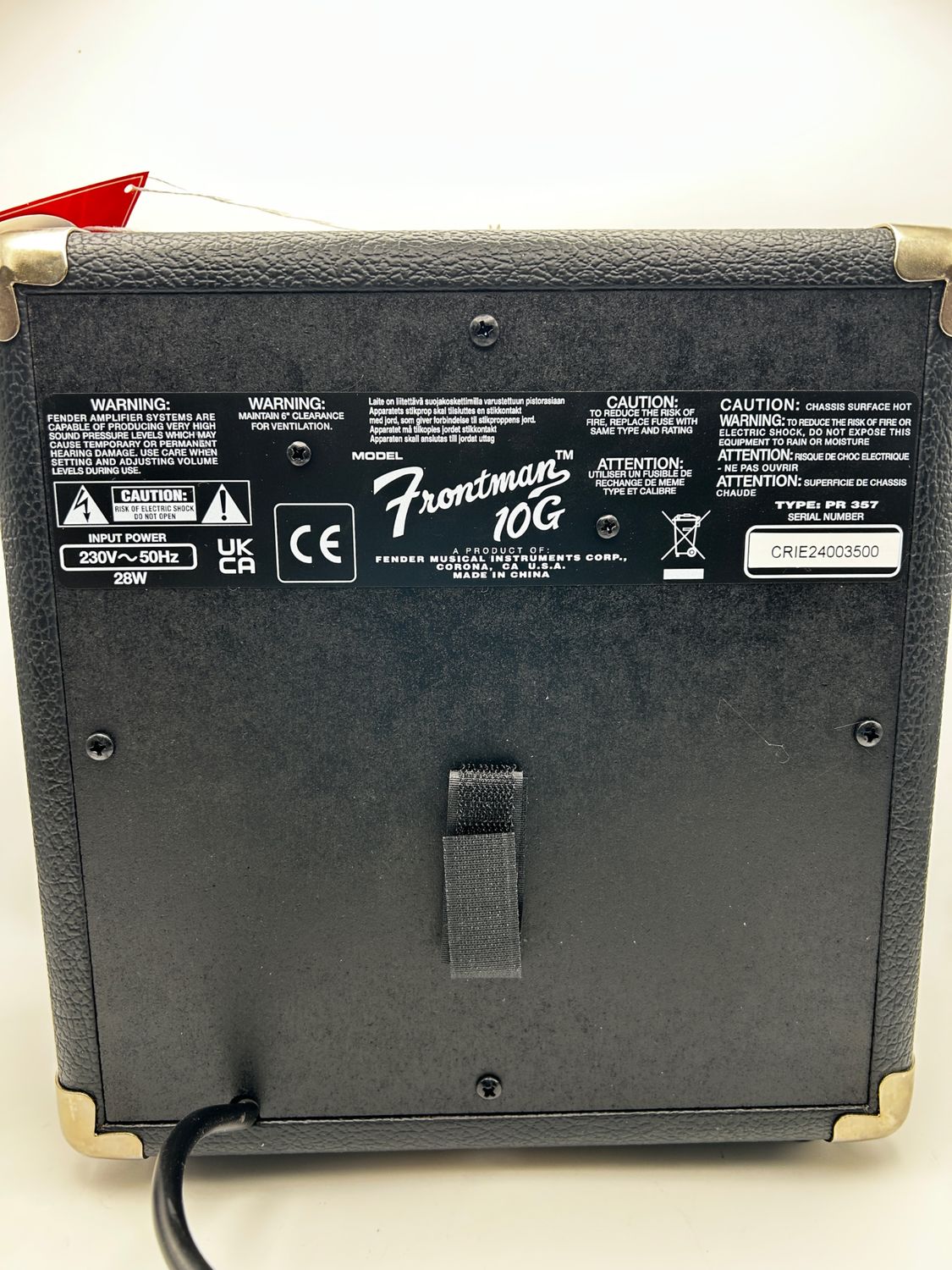 Fender Frontman 10G Combo do gitary, wzmacniacz studyjny idealny do g5