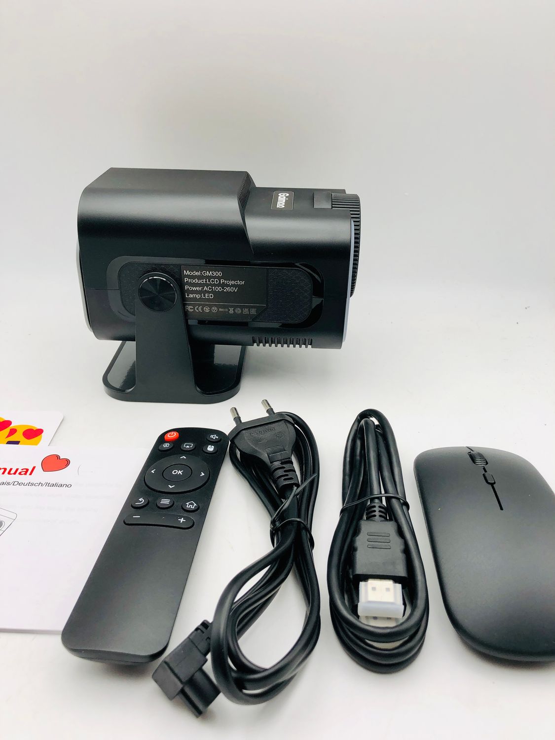 Mini projektor Gaimoo GM300 1926 x 1080 FHD z Androidem