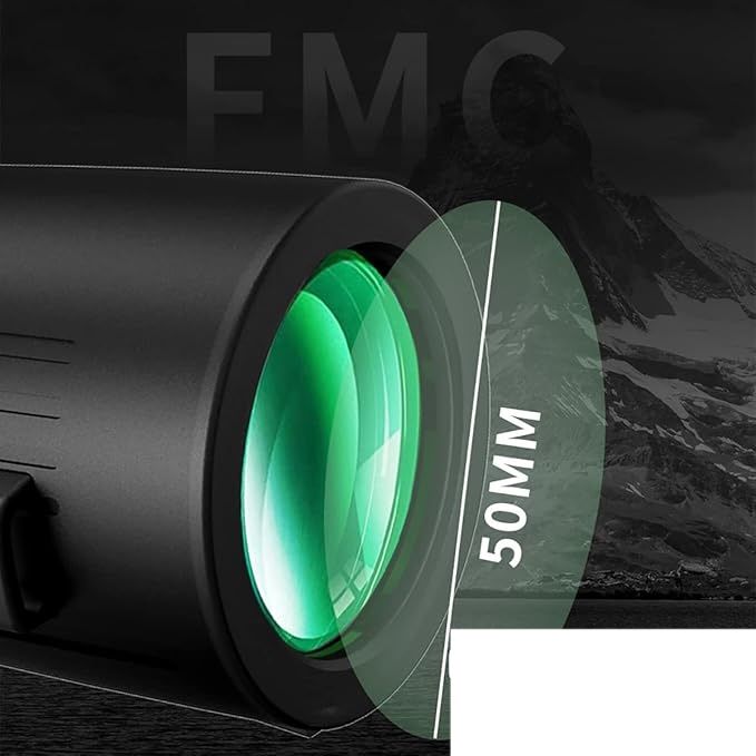 Monokular DOCANIO T11 12x50 z pryzmatem BAK4 i statywem