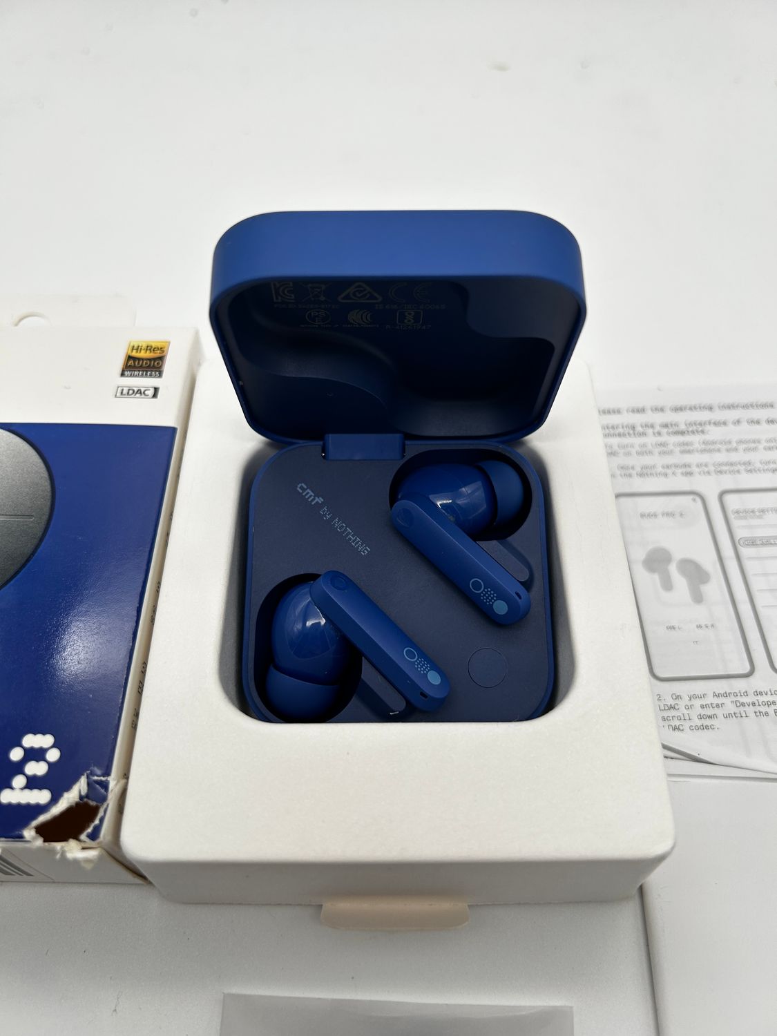 CMF by Nothing Buds Pro 2 – bezprzewodowe słuchawki Hi-Fi, niebieskie