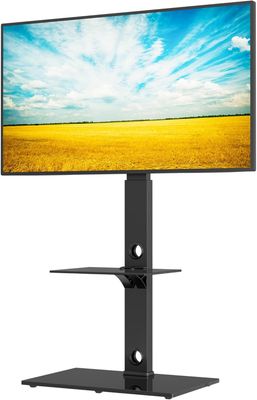 ЦВЕТ БЕЛЫЙ. Bontec stojak TV, regulowana wysokość dla telewizorów 30–70 cali do 40