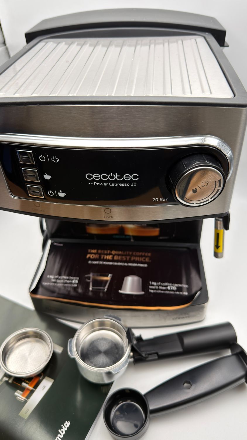 Ekspres ciśnieniowy Cecotec Power Espresso 20 850 W 20 bar czarny