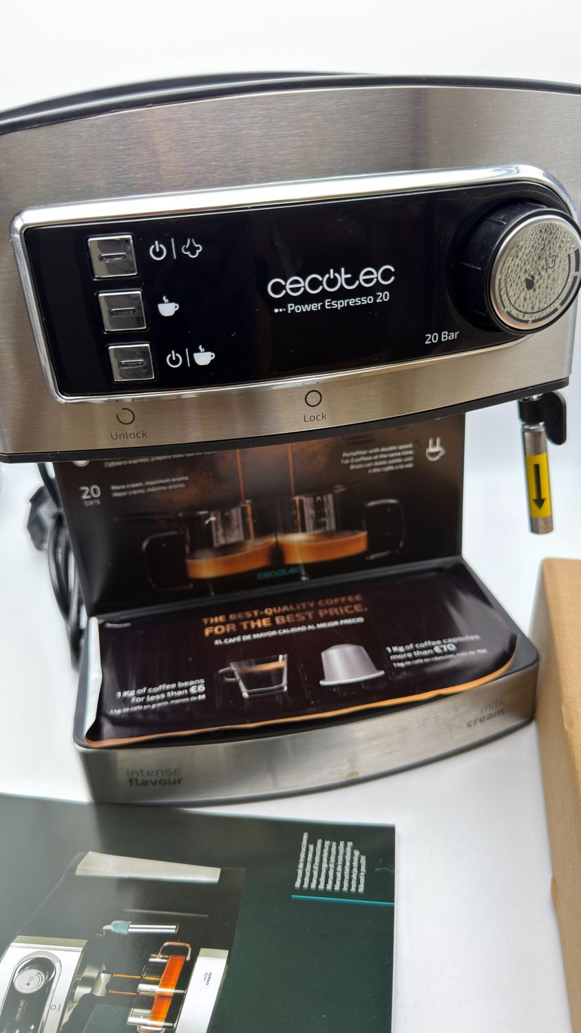 Ekspres ciśnieniowy Cecotec Power Espresso 20 850 W 20 bar czarny