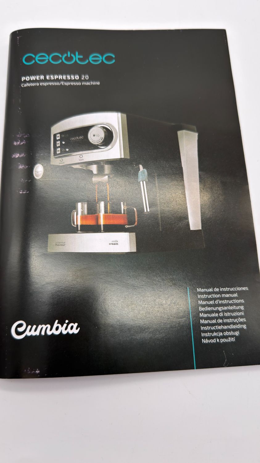 Ekspres ciśnieniowy Cecotec Power Espresso 20 850 W 20 bar czarny