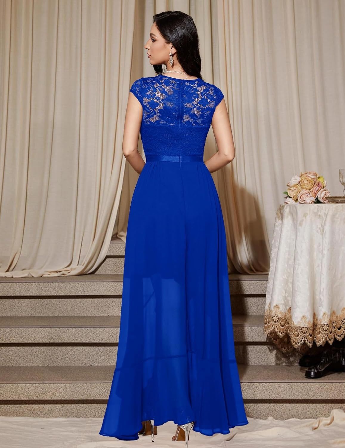 BBonlineDress – elegancka sukienka wieczorowa z koronką i szyfonem