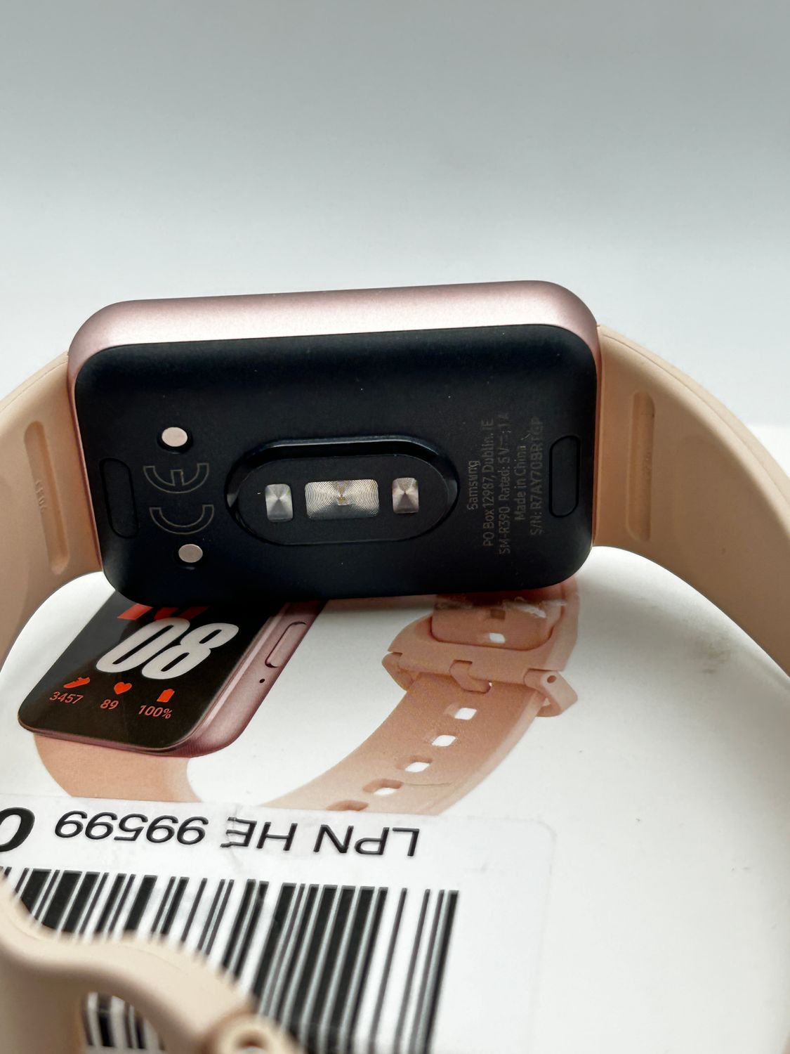 Opaska fitness Samsung Galaxy Fit3 AMOLED 1,6 cala różowe złoto