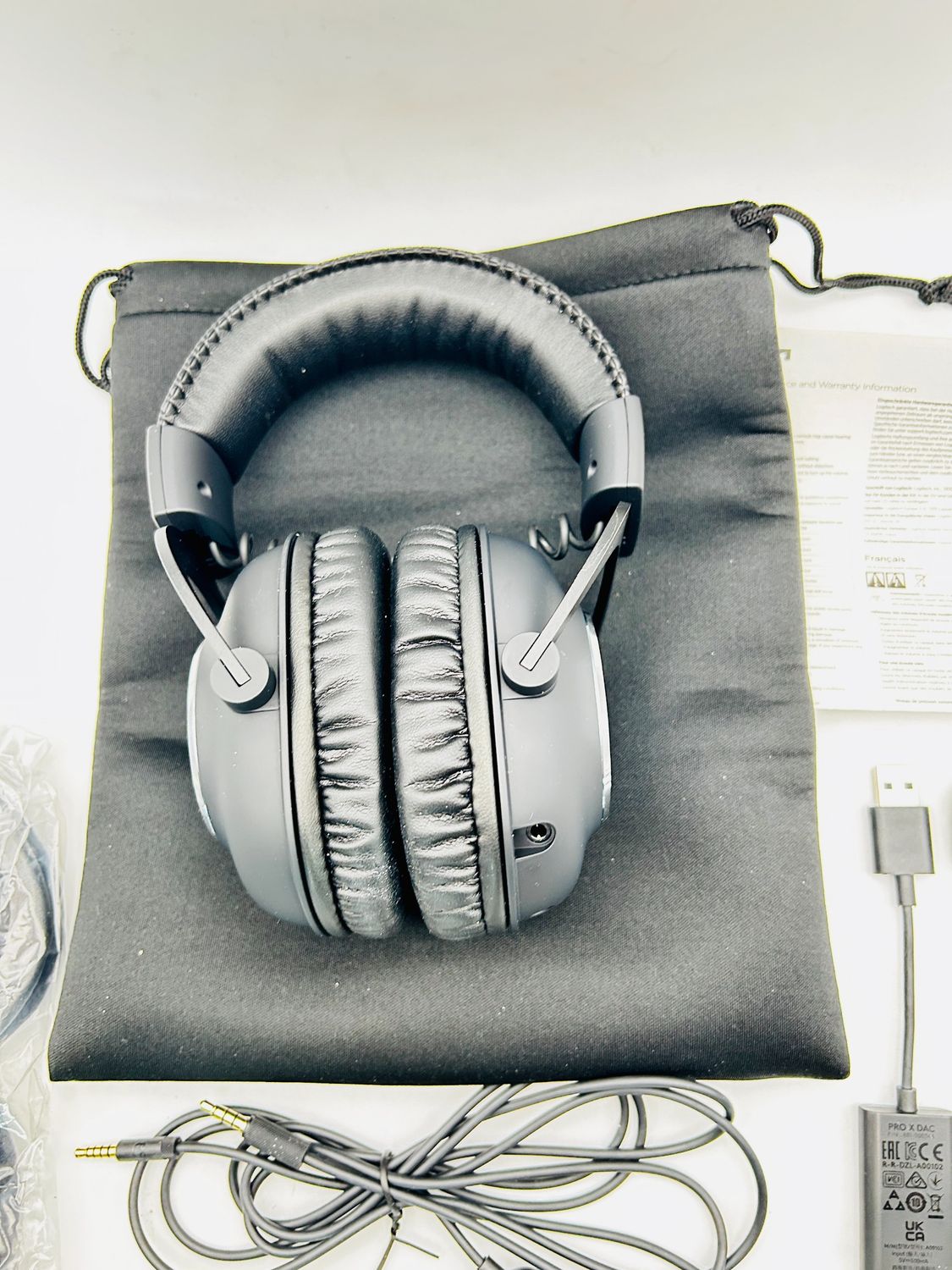 Logitech G Gaming Headset, czarne (981-000818)