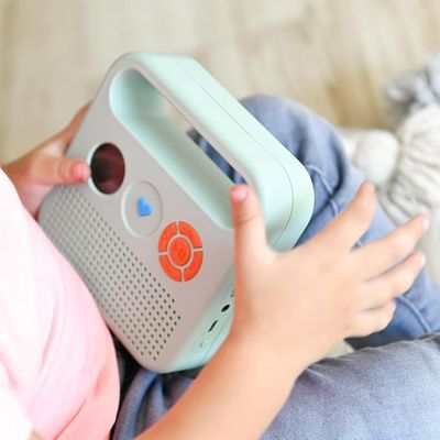 Głośnik audio MERLIN dla dzieci 3–12 lat – zielony