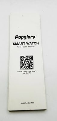 Popglory P66 Smartwatch z funkcją rozmów dla kobiet i mężczyzn