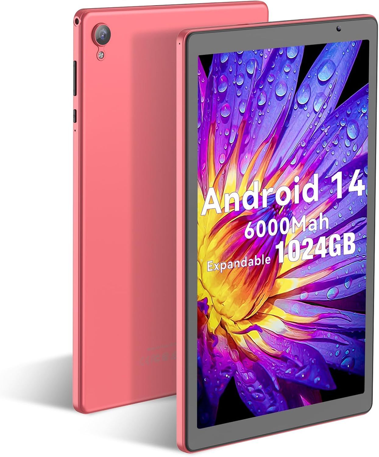 Tablet PRITOM 10 cali z Androidem 14, 32 GB ROM, 6000 mAh, możliwość z