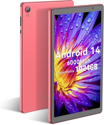 Tablet PRITOM 10 cali z Androidem 14, 32 GB ROM, 6000 mAh, możliwość z