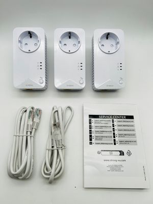 Adaptery sieciowe STRONG Powerline 600 Triple EU 3 szt.